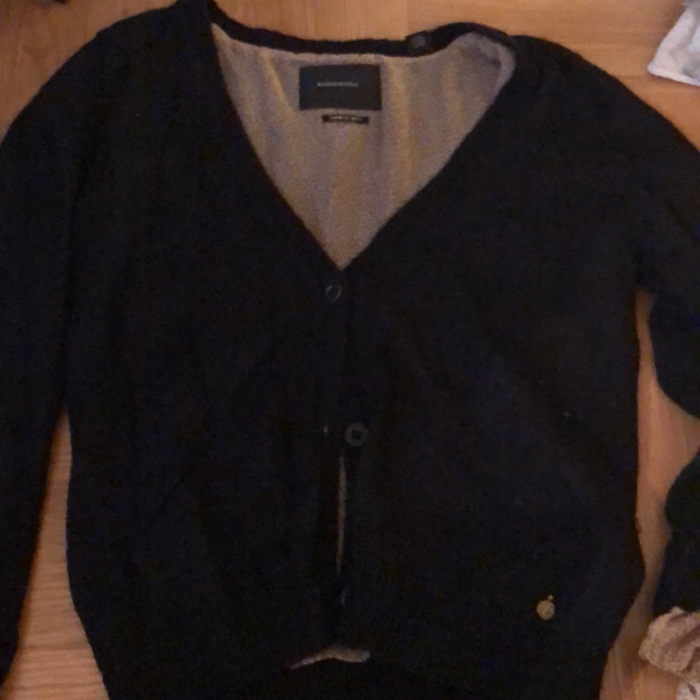 Button up wool sweater